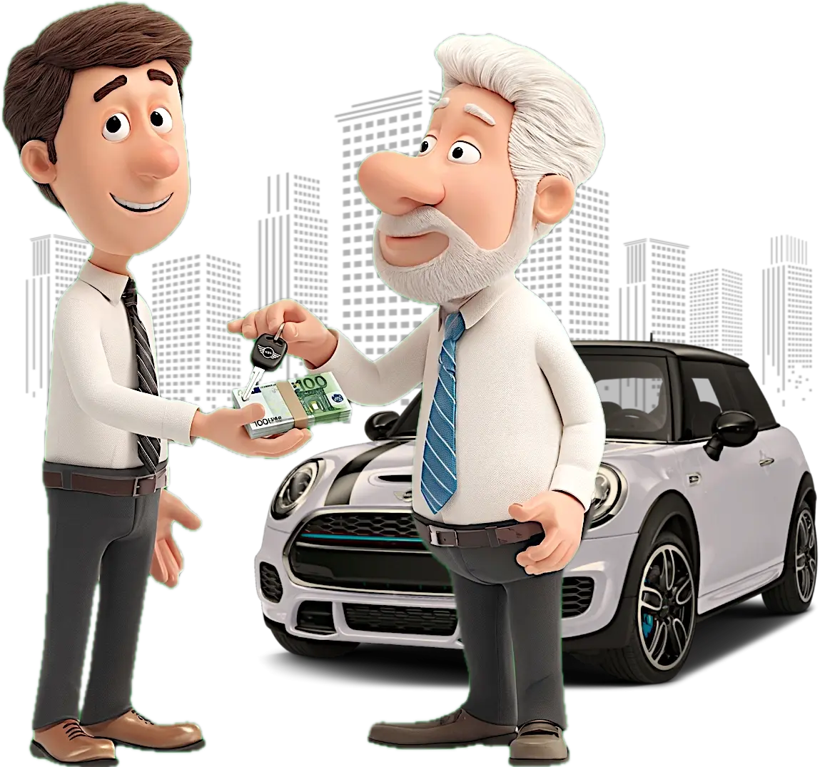 Pfand o. Geld und Auto weiterfahren