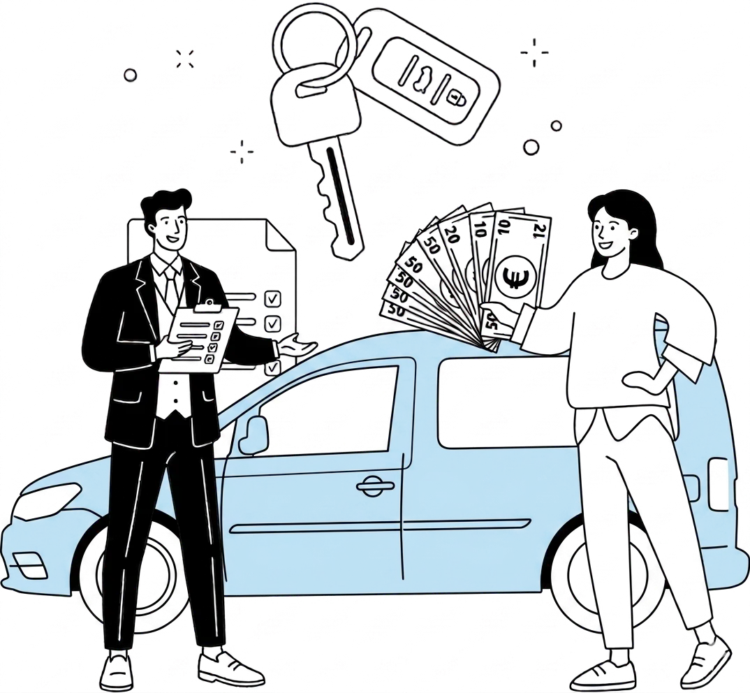 Pfand o. Geld und Auto weiterfahren